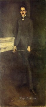 ジェームズ・アボット・マクニール・ウィスラー Painting - ジョージ・W・ヴァンダービルトの肖像 ジェームズ・アボット・マクニール・ウィスラー